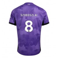 Camisa de Futebol Liverpool Szoboszlai Dominik #8 Equipamento Alternativo 2023-24 Manga Curta